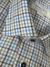 Hagen Sand & Blue Tattersall Shirt