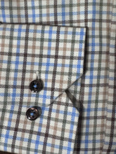 Hagen Sand & Blue Tattersall Shirt