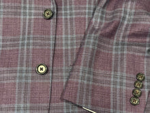 Tony's Capsule Collection Eggplant/Blue Plaid Jacket