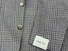 LBM 1911 Tan/Blue Cashmere Blend Plaid Jacket