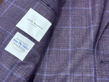 Luigi Bianchi Aubergine Windowpane Jacket
