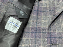 Hart Schaffner Marx Grey/Tan/Purple Plaid Jacket