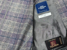 Hart Schaffner Marx Grey/Tan/Purple Plaid Jacket