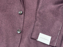 Luigi Bianchi Cabernet Cashmere and Silk Jacket
