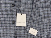 Corneliani Blue/Brown Check Jacket with Inner Vest
