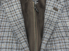 Corneliani Blue/Brown Check Jacket with Inner Vest