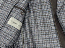 Corneliani Blue/Brown Check Jacket with Inner Vest