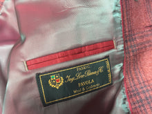 Tony The Tailor Orange/Grey Plaid Jacket