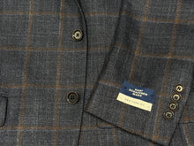 Hart Schaffner Marx Blue/Bronze Windowpane Jacket