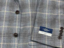 Hart Schaffner Marx Sky/Cream/Brown Plaid Jacket