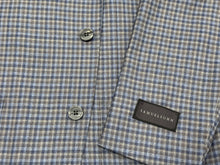 Samuelsohn Sky/Navy/Brown Check Jacket