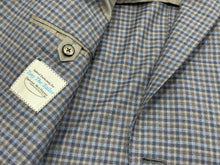 Samuelsohn Sky/Navy/Brown Check Jacket