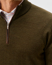 Johnnie-O Raynor Mallard Merino 1/4 Zip