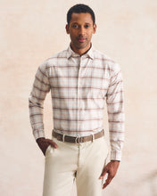 Johnnie-O Top Shelf Palisades Cork Plaid  Button Up