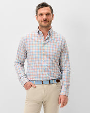 Johnnie-O Redwood Check Performance Button Up