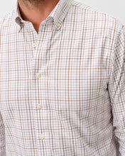 Johnnie-O Sandlewood Pane Performance Button Up