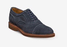 Allen Edmonds Strand Verse Navy Suede Captoe