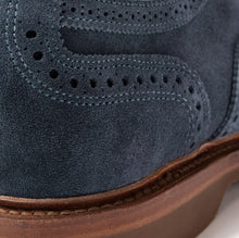 Allen Edmonds Strand Verse Navy Suede Captoe