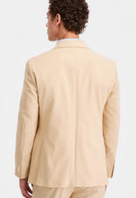 Hilfiger Tan Linen Blend Suit
