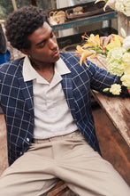 Tallia Navy/White Windowpane Jacket