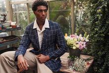 Tallia Navy/White Windowpane Jacket