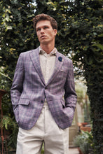 Tallia Plum/Blue Plaid Jacket