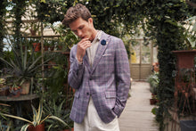 Tallia Plum/Blue Plaid Jacket