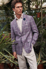 Tallia Plum/Blue Plaid Jacket