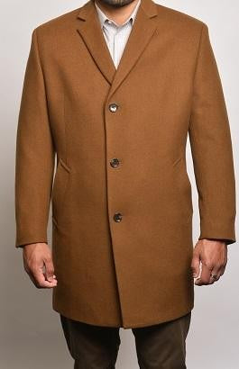 Tony The Tailor Vicuna Shade Cashmere Blend Topcoat