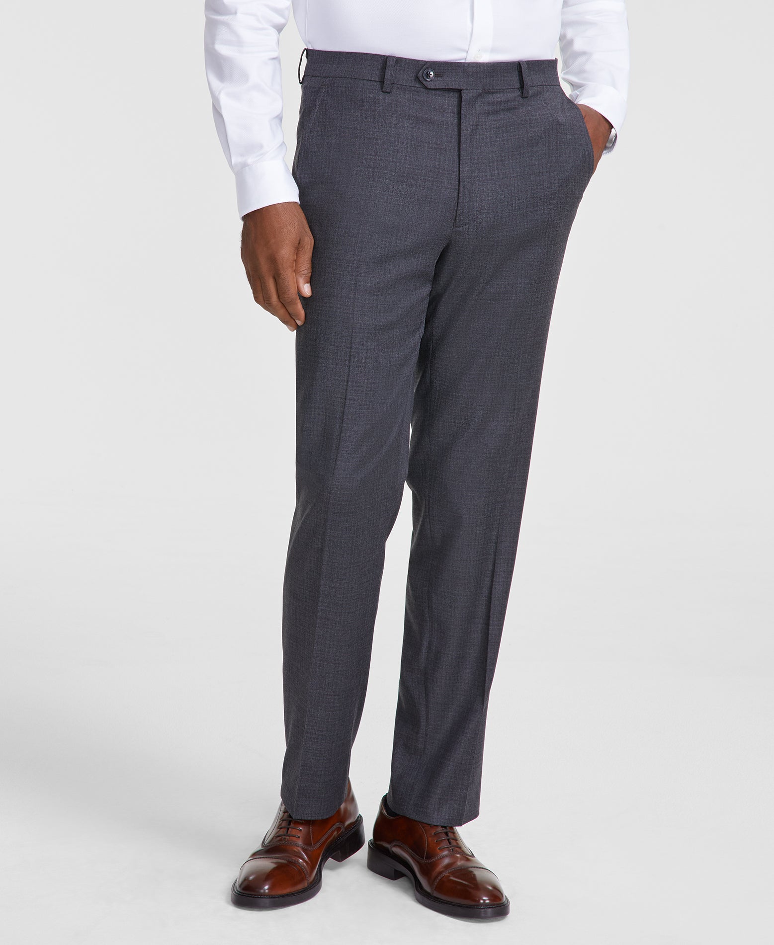 tallia dress shirts Tallia Slim Fit Grey Sharkskin Suit Separates 42L / 38x32