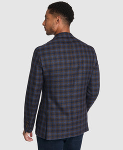 Tallia Brown/Blue Check Jacket