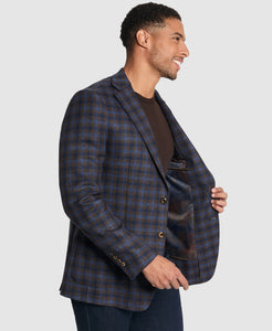 Tallia Brown/Blue Check Jacket