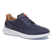 J&M Ackerson Navy Knit Plain Toe
