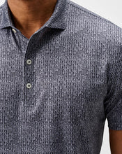 Johnnie-O Bars Open Black Performance Polo