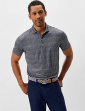 Johnnie-O Bars Open Black Performance Polo
