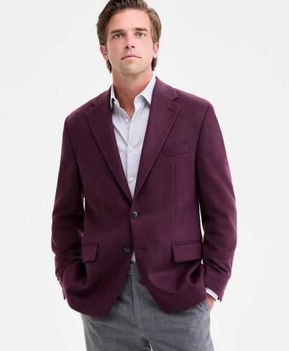 Michael Kors Berry Cashmere Blend Jacket