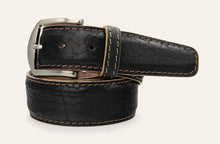 L.E.N. American Bison in Black w/Beige Stitch Edge