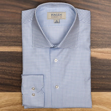 Hagen Blue Graph Check Dress Shirt