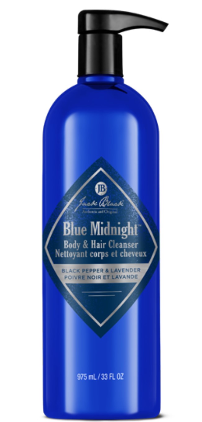 Jack Black Blue Midnight Body & Hair Cleanser