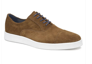 J&M Collection Bolivar Plain Toe in Snuff Suede