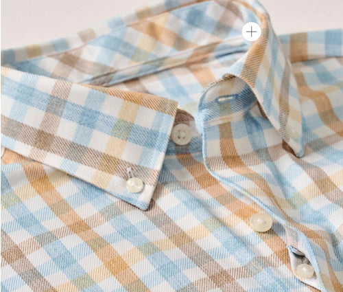 Johnnie-O Callum Maliblu Big & Tall Performance Button Up