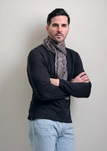 Left Coast Tee Lux Fine Gauge Pure Cashmere Crew Shirt