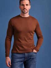 Left Coast Tee Lux Fine Gauge Pure Cashmere Crew Shirt