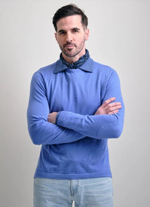 Left Coast Tee Lux Fine Gauge Pure Cashmere Crew Shirt