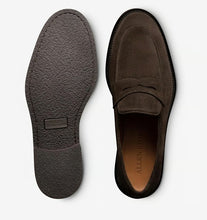Allen Edmonds Como Chocolate Suede Penny Loafer