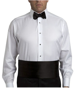 David Donahue Black Satin Cummerbund and Bow