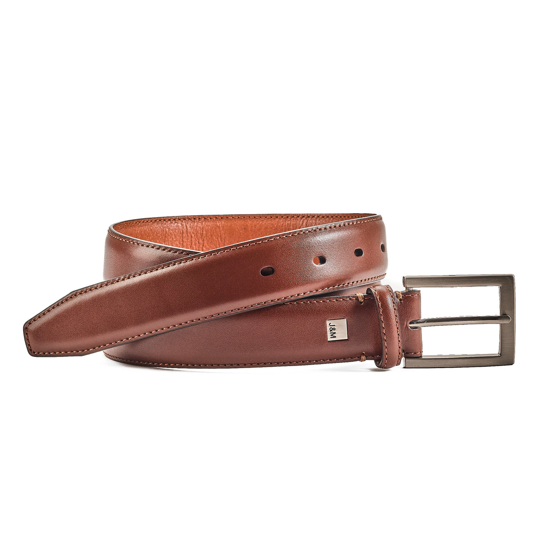 Johnston & Murphy Men's Johnston Murphy Dress Belt - Saddle Tan - Size 34 Johnston & Murphy Men's Johnston Murphy Dress Belt - Saddle Tan - Size 34