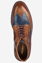 J&M Collection Dudley Tan/Navy Lug Boot