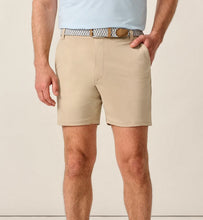 Johnnie-O Fusion Knit Khaki Pull On Shorts