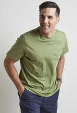 Left Coast Tee  Melange Crew Neck Tee Shirt